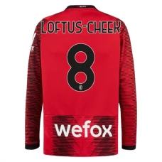 AC Milan Trøje 2023-24 Loftus-Cheek 8 Langærmet Hjemmebanetrøje