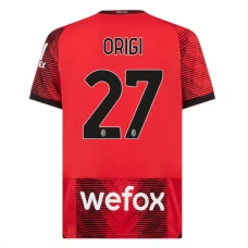 AC Milan Trøje 2023-24 Origi 27 Hjemmebanetrøje