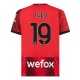 AC Milan Trøje 2023-24 Theo 19 Hjemmebanetrøje