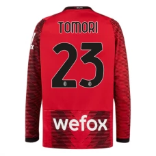 AC Milan Trøje 2023-24 Tomori 23 Langærmet Hjemmebanetrøje
