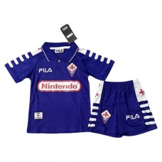 ACF Fiorentina Børn Hjemmebanetrøje Retro 1998-99 Fodboldsæt