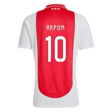 AFC Ajax Akpom 10 Hjemmebanetrøje 2024-25 Fodboldsæt