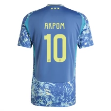 AFC Ajax Akpom 10 Udebanetrøje 2024-25 Fodboldsæt