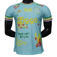 AFC Ajax Hjemmebanetrøje Special Edition Bob Marley Blue 2025-26 Fodboldsæt