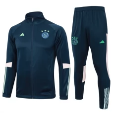 AFC Ajax Træningsjakke Sæt 2023-24 - Blå