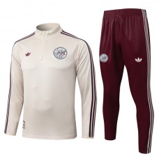 AFC Ajax Træningssæt 2025-26 - 1-4 Zip Beige