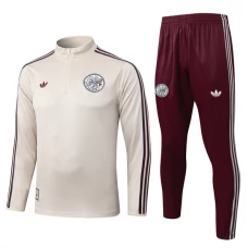 AFC Ajax Træningssæt Børn 2025-26 - 1-4 Zip Beige
