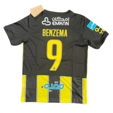 Al-Ittihad Club Benzema 9 Hjemmebanetrøje 2023-24 Fodboldsæt