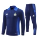 Al Nassr FC Børn Træningssæt 2024-25 - 1-4 Zip Blå
