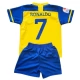 Al Nassr FC Fodboldsæt Børn 2022-23 Cristiano Ronaldo 7 Hjemmebanetrøje