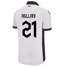 Albanien EM 2024 Asllani 21 Udebanetrøje Fodboldsæt