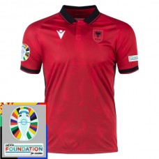 Albanien EM 2024 Hjemmebanetrøje Fodboldsæt Patch