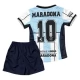Argentina Børn Maradona 10 Hjemmebanetrøje Retro 2001 Fodboldsæt