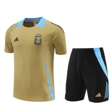 Argentina Børn Træningstrøje Sæt 2024-25 - Shorts Gold
