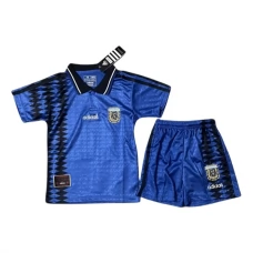 Argentina Børn Udebanetrøje Retro 1994 Fodboldsæt