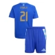 Argentina Copa América 2024 Børn Dybala 21 Udebanetrøje Fodboldsæt