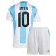 Argentina Copa América 2024 Børn Messi 10 Hjemmebanetrøje Fodboldsæt