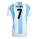 Argentina Copa América 2024 De Paul 7 Hjemmebanetrøje Fodboldsæt