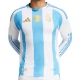 Argentina Copa América 2024 Hjemmebanetrøje Fodboldsæt Langærmet