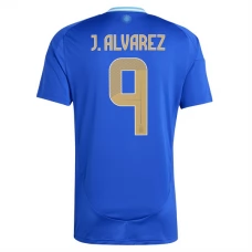 Argentina Copa América 2024 J.Alvarez 9 Udebanetrøje Fodboldsæt
