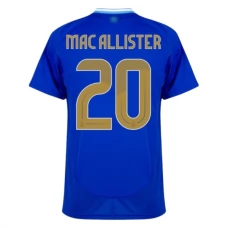 Argentina Copa América 2024 Mac Allister 20 Udebanetrøje Fodboldsæt