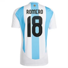 Argentina Copa América 2024 Romero 18 Hjemmebanetrøje Fodboldsæt