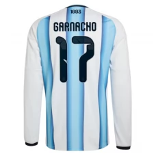 Argentina Garnacho 17 VM Hjemmebanetrøje 2026 Langærmet