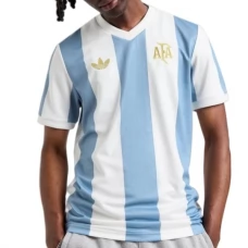 Argentina Hjemmebanetrøje 50th Anniversary 2024 Fodboldsæt