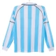 Argentina Hjemmebanetrøje Retro 1996-97 Langærmet Fodboldsæt