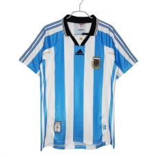 Argentina Hjemmebanetrøje Retro 1998 Fodboldsæt