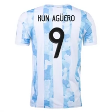 Argentina Landsholdstrøje 2021 Kun Agüero 9 Hjemmebanetrøje