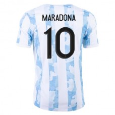 Argentina Landsholdstrøje 2021 Maradona 10 Hjemmebanetrøje