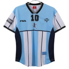 Argentina Maradona 10 Hjemmebanetrøje Retro 2001 Fodboldsæt