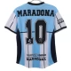 Argentina Maradona 10 Hjemmebanetrøje Retro 2001 Fodboldsæt