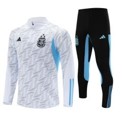 Argentina Træningssæt Børn 2023-24 - 1-4 Zip Hvid Camouflage