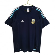 Argentina Udebanetrøje Retro 2002 Fodboldsæt