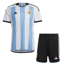 Argentina VM Trøje 2022 Børn Hjemmebanetrøje