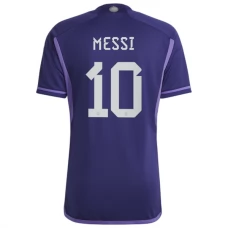 Argentina VM Trøje 2022 Lionel Messi 10 Udebanetrøje