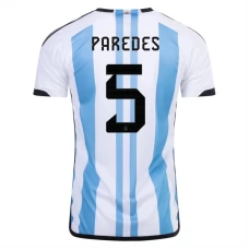 Argentina VM Trøje 2022 Paredes 5 Hjemmebanetrøje