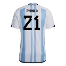 Argentina VM Trøje 2022 Paulo Dybala 21 Hjemmebanetrøje
