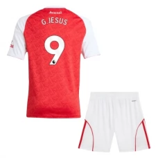 Arsenal Børn G.Jesus 9 Hjemmebanetrøje 2025-26 Fodboldsæt