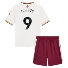 Arsenal Børn G.Jesus 9 Tredjetrøje 2025-26 Fodboldsæt