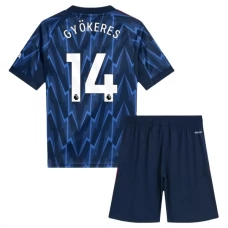 Arsenal Børn Gyökeres 14 Udebanetrøje 2025-26 Fodboldsæt