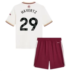 Arsenal Børn Havertz 29 Tredjetrøje 2025-26 Fodboldsæt