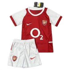 Arsenal Børn Hjemmebanetrøje Retro 2002-04 Fodboldsæt