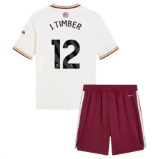 Arsenal Børn J.Timber 12 Tredjetrøje 2025-26 Fodboldsæt