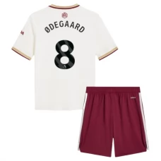 Arsenal Børn Ødegaard 8 Tredjetrøje 2025-26 Fodboldsæt
