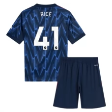 Arsenal Børn Rice 41 Udebanetrøje 2025-26 Fodboldsæt