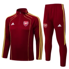 Arsenal Børn Træningssæt 2025-26 - 1-4 Zip Rød