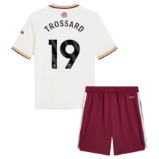 Arsenal Børn Trossard 19 Tredjetrøje 2025-26 Fodboldsæt